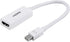Philips Mini DisplayPort to HDMI Adapter, Unidirectional, Audio and Video, Full HD 1080p, 4K Ultra HD, Slim Compact Portable Design, White Cable, ...