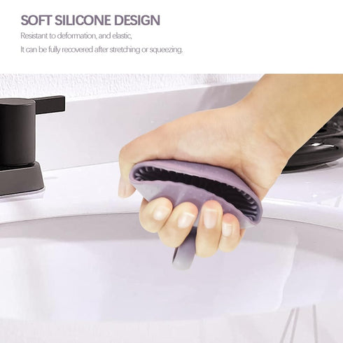 TUCANA Silicone Makeup Brush Cleaner, Brush Scrubber Bowl, Portable Washing Tool Cosmetic Brush Cleaner (Gray)...