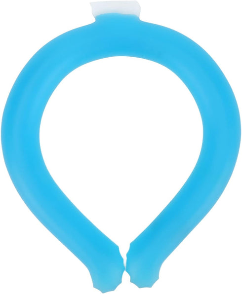 Neck Cooler,Wearable Hands Lasting Neck Cooling Tube Reusable Neck Cooling Ring Neck Cooler Tube for Summer Heat (Blue)...