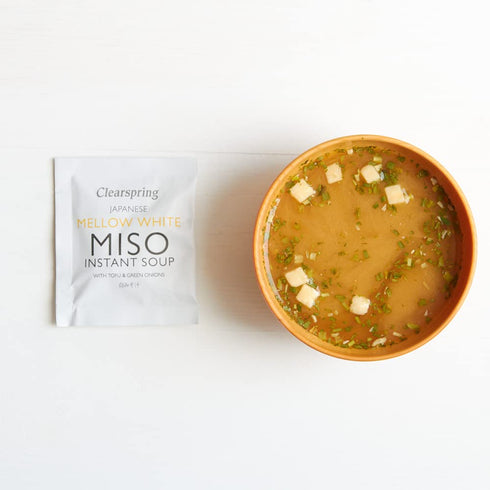 Clearspring - Instant Miso Soup - Mellow White with Tofu - 40g...