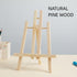 11" Small Tabletop Display Stand A-Frame Artist Easel, Beechwood Tripod, Painting Party Easel for Students Classroom Table...