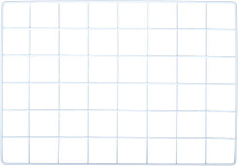 YOKIVE Iron Wire Grid Panel, Decorative Panels Board | Photo Pictures Display Holders Hanging Frame for Home Office (White, 16"x12")...