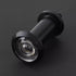 Door Viewer, Diameter 16mm Metal 200-degree Door Peephole with Rotating Privacy Cover, Solid Brass Front Doors Viewers for Home Office Hotel, Blac...