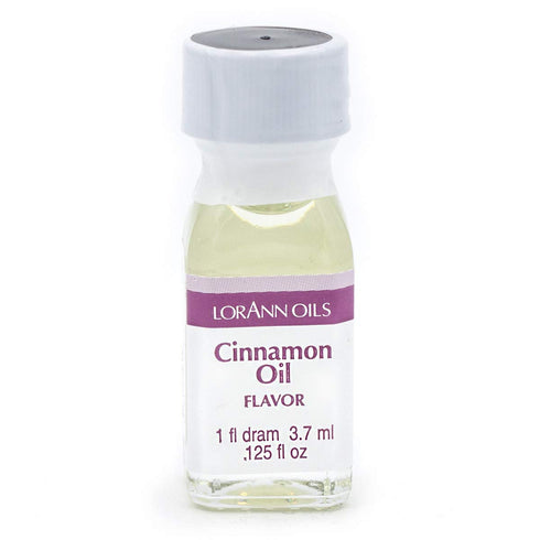 LorAnn Cinnamon Oil SS Flavor, 1 dram bottle (.0125 fl oz - 3.7ml) 3 Pack - includes a recipe...