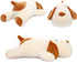 Dog Plush Pillow, Soft Dog Stuffed Animals Toy Dog Plushie Body Pillow Gifts for Kids Girls Boys (Brown, 17.7 inch)...