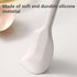 White Silicone Spatula for Cooking Heat Resistant, 10.8In Small Kitchen Spatula Silicone, Flexible Rubber Spatula for Baking...