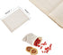 AKOAK 20 Pcs 4 x 3 Inches Muslin Drawstring Bags,Natural Unbleached Cotton Spice/Tea/Herbs Bags...