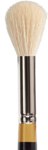 KINGART Premium Original Gold 9265-10 Round MOP Series Artist Brush, Soft White Natural Hair, Short Handle, for Acrylic and Oil Painting, Size 10...