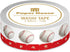 Paper House Productions Sticky Pix Die Cut Baseball Set of 2 Foil Accent Washi Tape Rolls for Scrapbooking and Crafts...