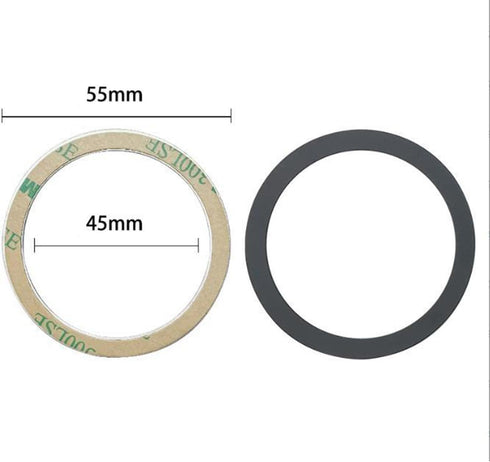 TENOC Universal Metal Ring Sticker Compatible with Magsafe/Magnetic Charger for iPhone/Samsung/Android All Cellphones, Magnetic Mount/Phone Holder...
