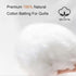 PLANTIONAL Grinding Natural Cotton Quilt Batting: 47-Inch x 59-Inch Light Weight Purely Natural All Season Quilt Batting for Quilts, Craft and Wea...