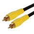 Cmple - RCA Subwoofer Cable 3 ft Digital Coaxial Audio Cable Composite Audio/Video Cord 1-RCA Cable Male to Male Coaxial RCA Cables for Home Theat...
