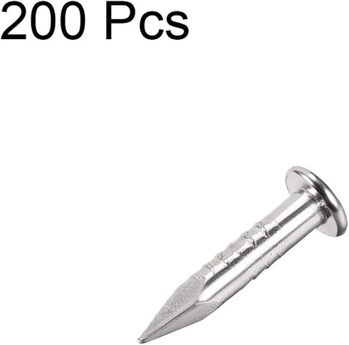 uxcell Small Tiny Hardware Nails Carbon Steel 1.7X9mm(DxL) for DIY Decorative Wooden Boxes Accessories Silver Tone 200pcs...