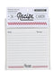 Weatherbee Recipe Cards, 3-Inches x 5-Inches, Set of 24...