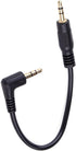 beler 0.4ft 10cm Short Right Angle 3.5mm Male to Male 3.5mm Aux Audio Cable...