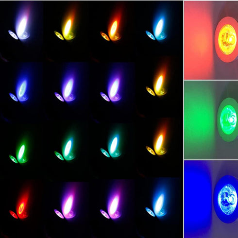 OMTO GU10 3W RGB Color Changing Spotlight with IR Remote Control Mood Ambiance Lighting colorful LED Light Bulbs,Dimmable 85-265V (Pack of 5)...