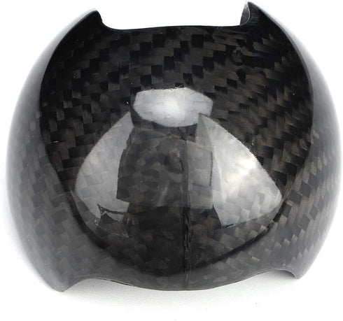 KIMISS Gear Shift Knob Cover, Car Carbon Fiber Gear Shift Knob Head Cover Fit for A3 2012-2018 Left-Hand Driving...
