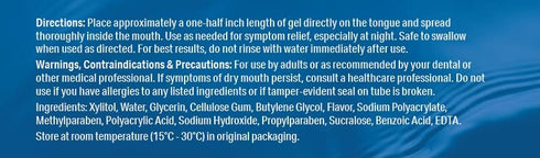 Allday Dry Mouth Gel - Maximum Strength Xylitol, Fast Acting, Non-Acidic (2 Tubes Inside One Box)...