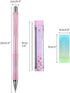 Mechanical Pencils 0.9mm 8pcs with 8 Tubes of Pencil Refills 0.9mm and 4pcs Erasers 1pc Stationery Bag...