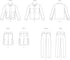 Vogue Men's Unlined Jackets, Cargo Pocket Shorts and Mid-Rise Semi-Fitted Pants Sewing Pattern Packet, Design Code V2022, Sizes 44-46-48-50-52, Mu...