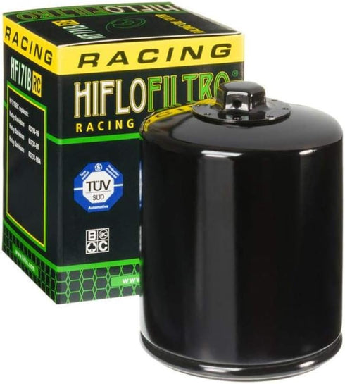 HiFloFiltro HF171BRC Black RC High Performance Premium Oil Filter, Single...