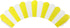 AllyDrew Standard Size Striped Cupcake Wrappers (Set of 20), Yellow...