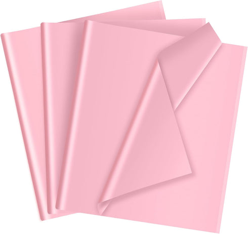50 Sheets Pink Tissue Paper for Gift Bags - 14 x 20 Inches Recyclable Pink Wrapping Paper for Weddings Birthday DIY Project Christmas Gift Wrappin...