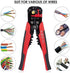 Automatic Wire Stripper, 3 in 1 Self-Adjusting Wire Cutter For Electrical Wire Stripping, Cable Cutting, Crimping Tool from 10-24 AWG...