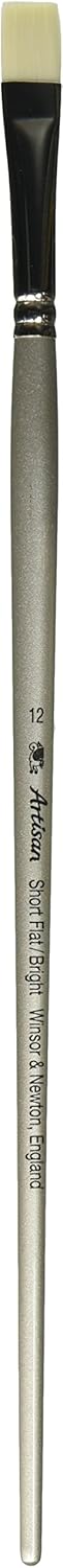 Winsor & Newton Artisan Paint Brush, Long Handle, Size 12, Bright...