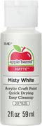 Apple Barrel Acrylic Paint in Assorted Colors (2 oz), 20782, Misty White...