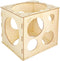 Pllieay 9 Sizes Collapsible Wood Balloon Sizer Cube Box for Balloons Decorations, Balloon Arches, Balloons Columns (2-10 Inch)...