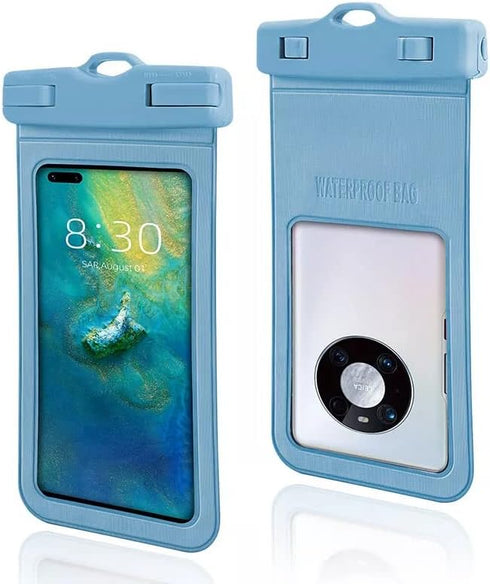 Waterproof Case Universal Phone Holder Pouch, IPX8 Underwater Cellphone Dry Bag Compatible with iPhone 13 Pro 12 11 14 Pro Max XS XR X 8 7 6S, Sam...