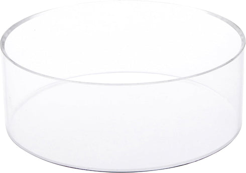Plymor Clear Acrylic Beveled Ball or Sphere Display Holder Stand, 2.5" H x 7" W...