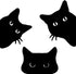 Metal Black Cat Garden Decorations, Outdoor Cat Yard Art Decor, Lawn Ornament Halloween Cat Gift for Cat Lovers, Funny Courtyard Animal Silhouette...