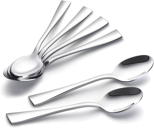 6-Piece Demitasse Espresso Spoons,5.1-Inch Mini Coffee Spoons Stainless Steel Small Spoons Mini Espresso Spoon for Dessert Ice Cream...