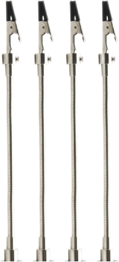 4-Pack Helping Hands Soldering Clamp,Adjustable Soldering Clip,Flexible Gooseneck Metal Arms Alligator Clips,Soldering Third Hand Tools for Electr...