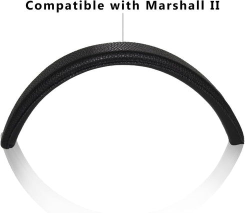 Adhiper Compatible with Marshall Major II Wired Wireless Bluetooth Headset with Replaceable Head Sorghum Pads (Black)...
