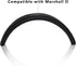 Adhiper Compatible with Marshall Major II Wired Wireless Bluetooth Headset with Replaceable Head Sorghum Pads (Black)...