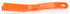 SPARTA Detail Brush Grout Brush, Crevice Brush with Hanging Hole for Bathroom, Kitchens, Countertop, Plastic, 9 Inches, Orange...