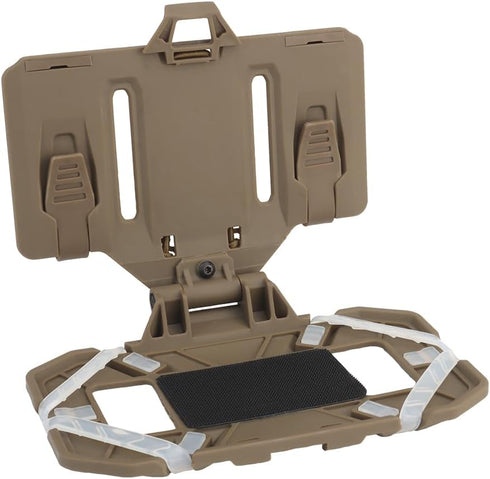 Universal Molle Phone Chest Mount Phone Holder Quick Release Folded Navigation Board for Screen Size 4.7"-6.7" (Tan)...