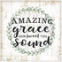 MRC Wood Products Amazing Grace How Sweet The Sound Rustic Wall Sign 12x12...