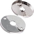 F-24334-12 1/2 in. IPS Floor and Ceiling Split Flange Escutcheon for Steel Pipes, Chrome Plated (Pack of 12)...