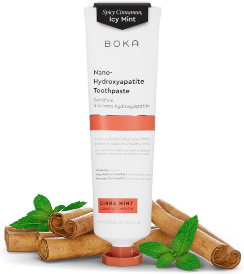 Boka Fluoride Free Toothpaste- Nano Hydroxyapatite, Remineralizing, Sensitive Teeth, Whitening - Dentist Recommended for Adult, Kids Oral Care - C...