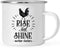 Andaz Press 11oz. Stainless Steel Hot Chocolate Campfire Coffee Mug, Rise And Shine Mother Cluckers, 1-Pack, Farm Chicken Barn Metal Enamel Campin...