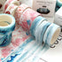 YUBBAEX Cute Printed Washi Tape 3 Rolls Japanese-style Masking Tape Set Decorative for Arts, DIY Crafts, Journal Supplies, Planners, Scrapbook, Ca...