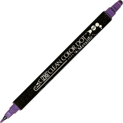 Kuretake TC-8100/6V ZIG Clean Color Dot Metallic 6 Colors...