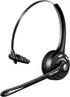 TECKNET Bluetooth Headset, Wireless Headset with Noise Canceling Microphone for Trucker, On-Ear Bluetooth Headset with Mute Mic for Work, Cellphon...