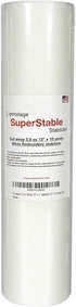 Superpunch Cutaway 2.0 Oz Stabilizer For Embroidery Machines - 12" x 10 yards roll, White SuperStable Machine Embroidery Stabilizer Backing, Cut A...