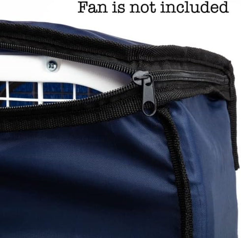 Box Fan Storage Cover - Waterproof, Dustproof Covers for Window Box Fan, Oxford Square Fan Storage Cover with Handle 21" L x 21" H x 5" W (Fan is ...