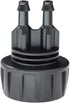 1/4 Inch Drip Irrigation Tubing to 3/4 Inch Garden Faucet Adapter 4PCS Water Drip Hose Adapter Connectors and Fittings with Washers...